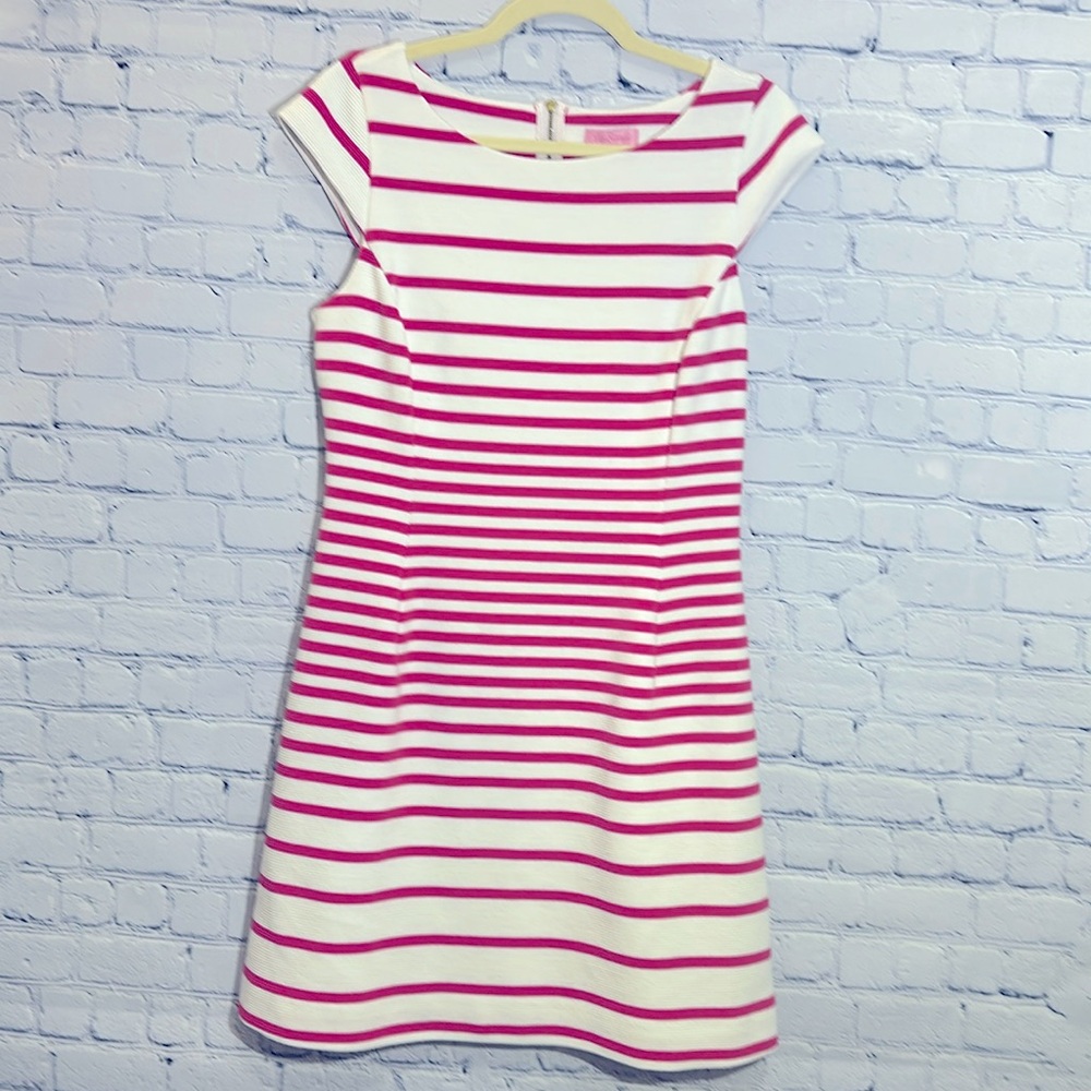 Lilly Pulitzer Pink and White Sonny Dress (M)